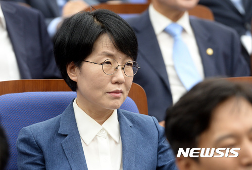 【서울=뉴시스】이영환 기자 = 박선숙 바른미래당 의원. 2017.06.16. 20hwan@newsis.com
