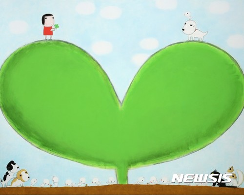 【서울=뉴시스】 박형진, 너에게, 181.8×227.5cm,2017