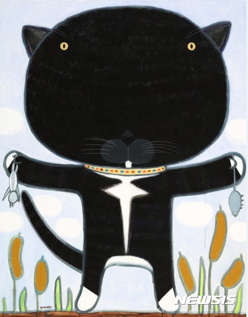 【서울=뉴시스】박형진_좌쥐우새_117x91.3cm_acrylic on canvas_2017