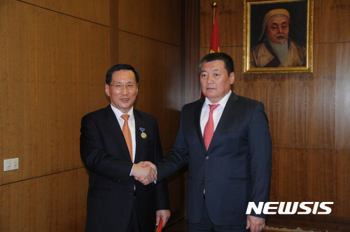 홍순직 회장, 몽골 친선우호(나이람달)훈장 수훈