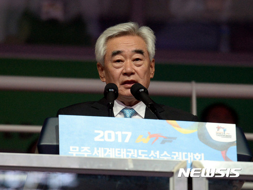 【서울=뉴시스】 조정원 세계태권도연맹(WT) 총재. (뉴시스DB)