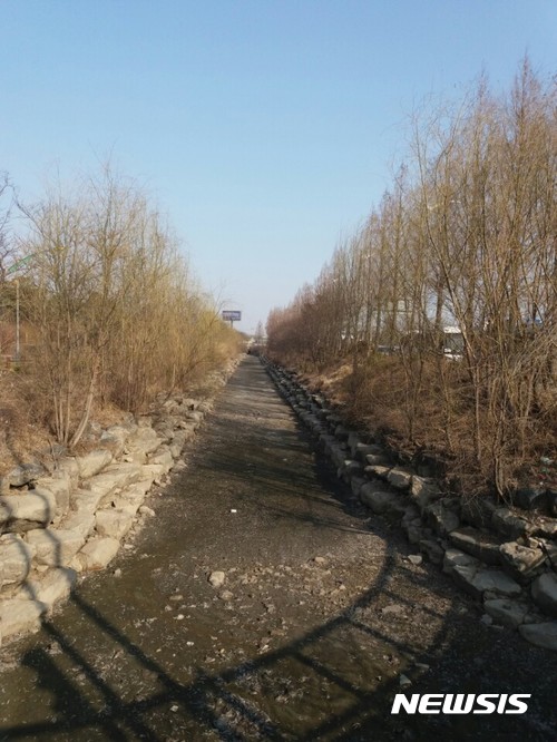 【서울=뉴시스】정비되기 전 개화천. 2017.6.26(사진=강서구 제공)