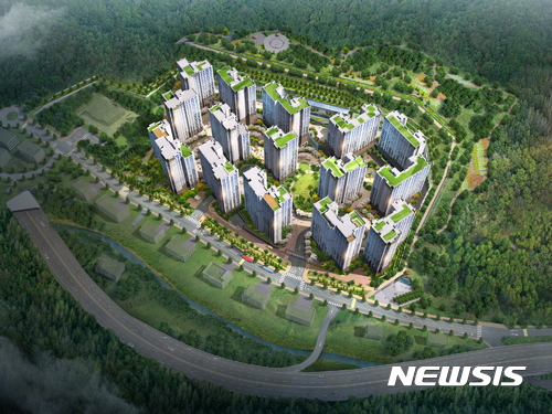 【성남=뉴시스】판교 더샵 퍼스트파크 조감도