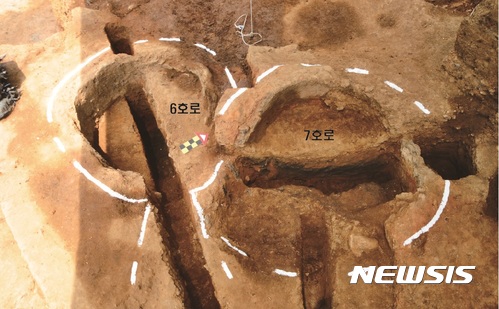 【청주=뉴시스】충북 충주시 칠금동 제철유적에서 발견된 제련로. (사진=뉴시스 DB) photo@newsis.com