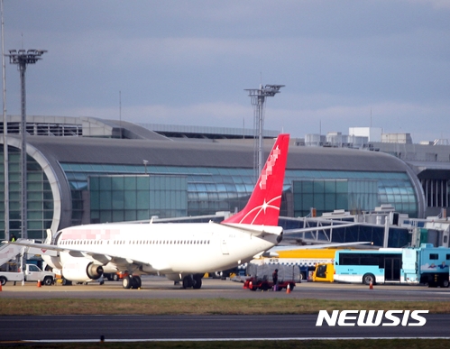 제주국제공항 계류장 모습. (뉴시스DB)