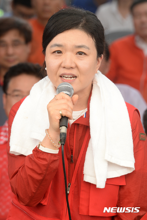 【남양주=뉴시스】배훈식 기자 = 류여해 자유한국당 최고위원. 2017.07.03. dahora83@newsis.com