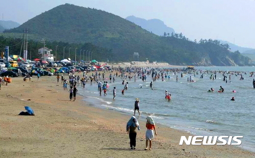 구시포해수욕장.