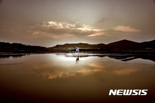 【신안=뉴시스】박상수 기자 = 전남 신안군은 여름 휴가철을 앞두고 금호고속과 업무협약을 맺고 '하의·신의와 비금·도초' 섬 여행상품을 7월부터 본격적으로 운영한다고 4일 밝혔다. 사진은 신의도 염전. 2017.07.04 (사진=신안군 제공) photo@newsis.com