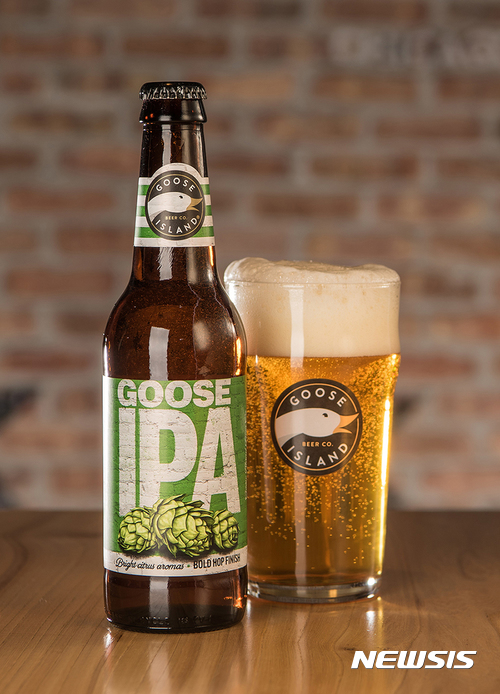 편의점 맥주 고급화···구스아일랜드 대표 맥주 '구스 IPA' GS25 입점