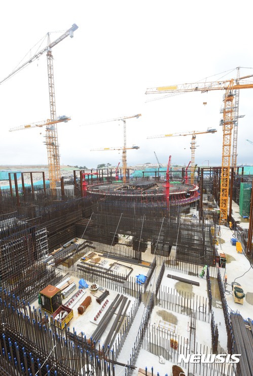  【울산=뉴시스】배병수 기자 = 신고리 5,6호기 공사현장. 2017.07.10. bbs@newsis.com