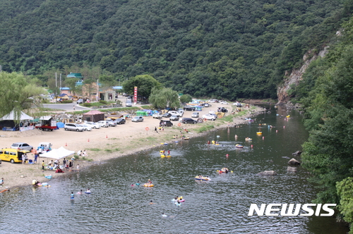 【홍성·예산=뉴시스】충남 청양군 까치네계곡