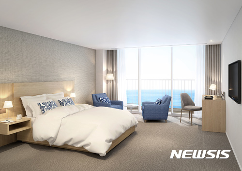 롯데리조트속초 그랜드 오픈···전객실 오션뷰 '절벽위의 절경'
