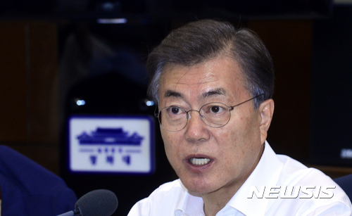 【서울=뉴시스】문재인 대통령의 모습(사진=뉴시스DB) 2017.07.17.