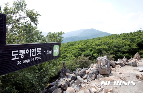 【정선=뉴시스】강원 정선 백운산 (뉴시스 DB)
