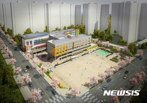 【안동=뉴시스】류상현 기자 = (가칭)초곡초등학교 조감도. 2017.07.28 (사진=경북도교육청 제공) photo@newsis.com 