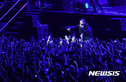 【이천=뉴시스】 데이먼 알반, 고릴라즈. 2017.07.31. (사진 = CJ E&M 제공) photo@newsis.com