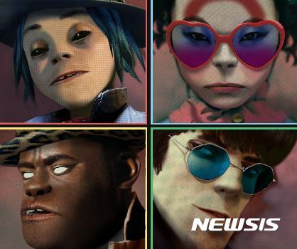 【서울=뉴시스】 고릴라즈 '휴먼즈'. 2017.08.01. photo@newsis.com