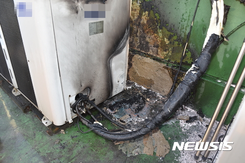 서울시내 에어컨 화재 78% '실외기 전선'서 발생