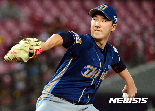 【광주=뉴시스】 2017년 3월 NC로 트레이드 된 강윤구.