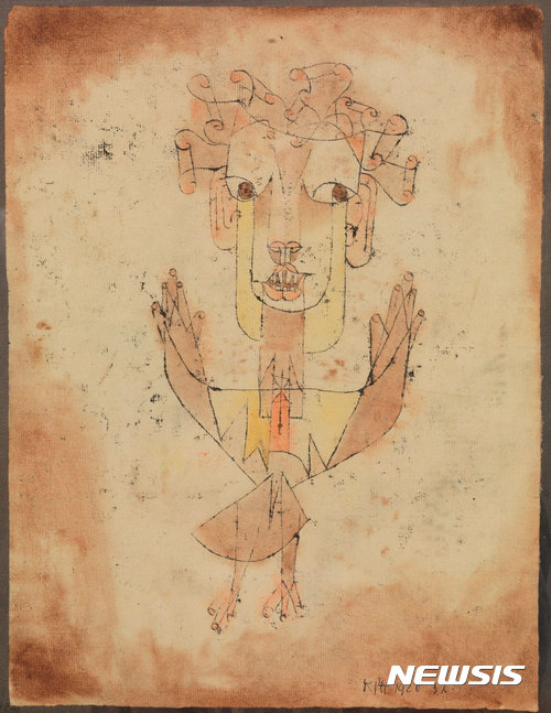 【서울=뉴시스】 파울 클레 '새로운 천사'. 2017.08.17. (사진 = 남산예술센터 제공) photo@newsis.com 