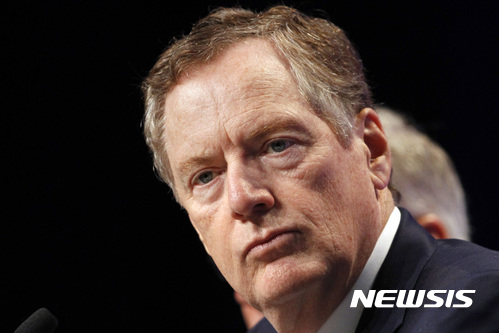 USTR 대표 "중국 경제모델, 세계 무역체계에 유례없는 위협" 