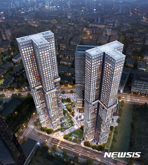 【서울=뉴시스】아크로서울포레스트 조감도. (사진=대림산업 제공)