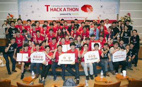 SKT-엔비디아 주최 'T해카톤 대회'서 AI셋톱박스 우승