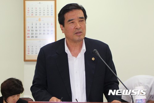 【수원=뉴시스】 경기도의회 재난과 도민 안전 특별위원회 김영협(민·부천2) 위원장.