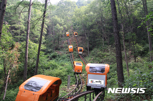 【제천=뉴시스】제천 청풍호 관광모노레일. (사진=제천시 제공) photo@newsis.com