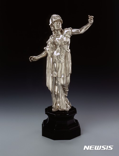 【서울=뉴시스】 아테나, 1650년께, 드레스덴박물관연합 그린볼트박물관 소장 ⓒStaatliche Kunstsammlungen Dresden