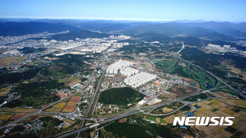 【순천=뉴시스】전남 순천시 신대지구 전경. (사진=뉴시스 D/B) photo@newsis.com