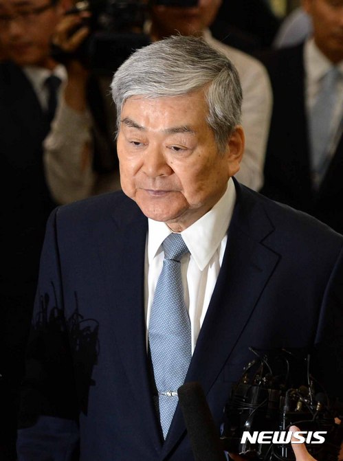 [속보]조양호 "죄송…검찰 조사 성실히 임할 것"