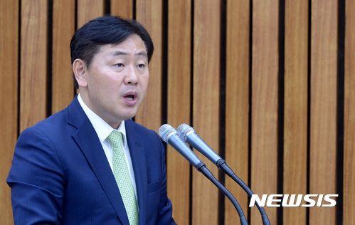 【서울=뉴시스】이영환 기자 = 김관영 바른미래당 신임 원내대표. 2017.09.20.&nbsp; 20hwan@newsis.com