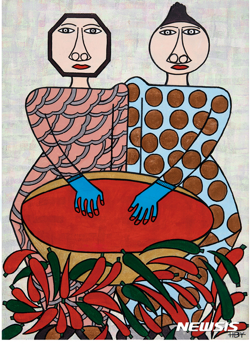 【인제=뉴시스】한윤식 기자 = 국내 1호 자폐장애인 한부열 작가의 작품전이 23일부터 10월9일까지 강원 인제군 내설악예술인촌 공공미술관에서 열린다.2017.09.22.(사진=인제군청 제공)ysh@newsis.com