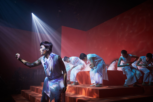 【서울=뉴시스】 가무극 '꾿빠이, 이상'. 2017.09.24. (사진 = 서울예술단 제공) photo@newsis.com