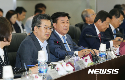 중기인들, 김동연 부총리에 "혁신성장 환경 조성해 달라"···적극 건의