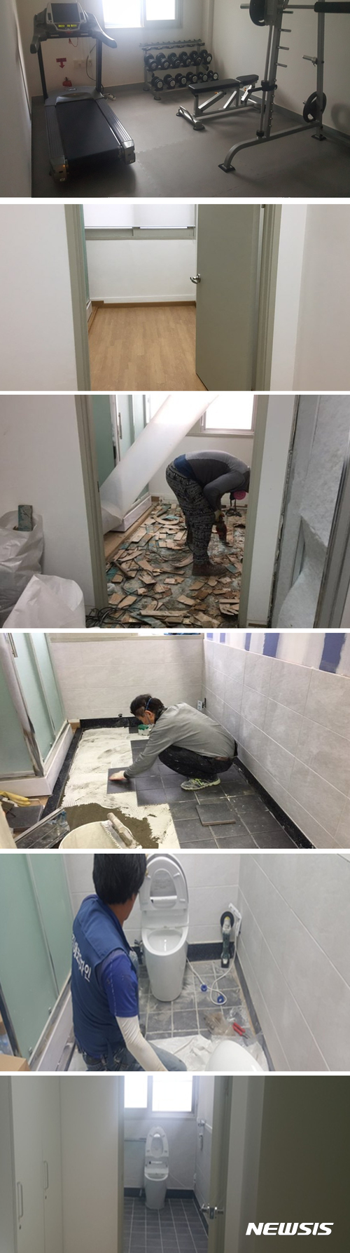  【서울=뉴시스】박진희 기자 = 조윤선 전 문화체육관광부 장관이 재임 당시 서울 출장 등 경우에만 잠시 머무는 서울사무소에 장관 전용 화장실을 만들어 이용했던 것으로 확인됐다. 13일 국회 교육문화체육관광위원회 소속 전재수 더불어민주당 의원 국정감사 자료에 따르면 "문화체육관광부는 조 전 장관이 취임하자 서울사무소 기존 공용 화장실과 붙어 있던 직원용 체력단련실을 폐쇄한 뒤 수도공사를 거쳐 여성용 변기와 샤워부스를 설치했다"고 밝혔다.조 전 장관 전임 장관들은 같은층에 위치한 공용 화장실을 직원들과 함께 사용했다. 한편 박 전 대통령도 재임 당시 인천시청을 방문하기 전 청와대 측이 기존 변기를 뜯고 새것을 설치한 사실이 폭로돼 '변기공주'라는 오명을 썼다. 2017.10.13. (사진=전재수 의원실 제공)photo@newsis.com