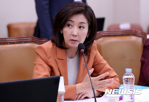 【서울=뉴시스】이영환 기자 = 나경원 자유한국당 의원. 2017.10.16. 20hwan@newsis.com