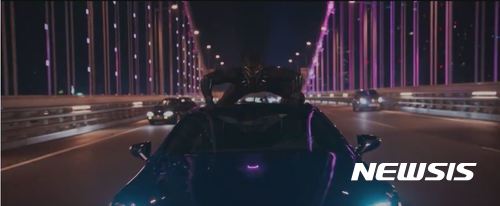 【서울=뉴시스】할리우드 SF 블록버스터 '블랙팬서' 예고편 중 부산 로케이션 장면 캡처. 