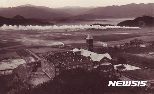 【서울=뉴시스】북한 함경남도 덕원군에 있었던 덕원수도원 전경. (사진=성 베네딕도회 왜관수도원 제공)