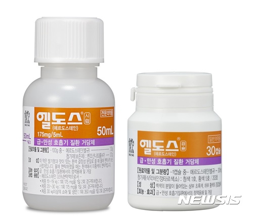 대웅제약, 유럽호흡기저널서 거담제 '엘도스' 임상결과 발표