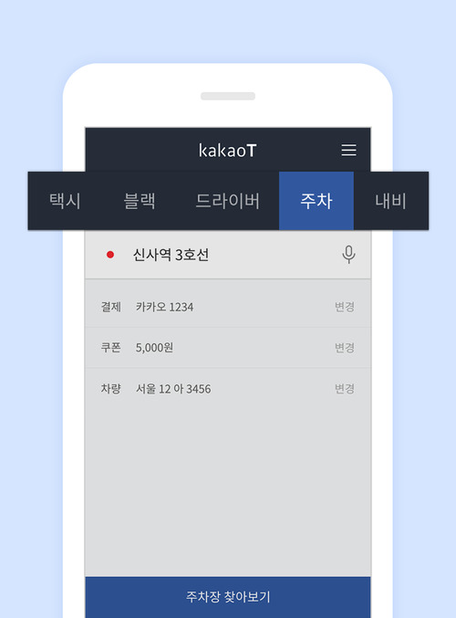 '카카오 T' 출시, 모바일 주차 서비스 시작