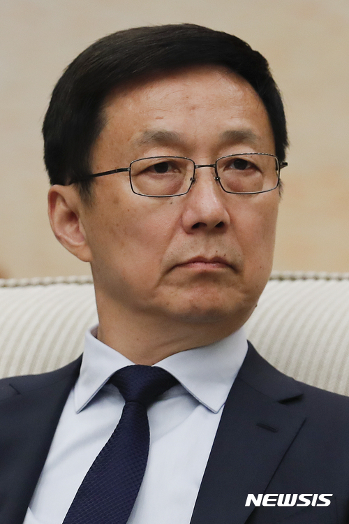 中 신임 상무위원 한정은 누구?