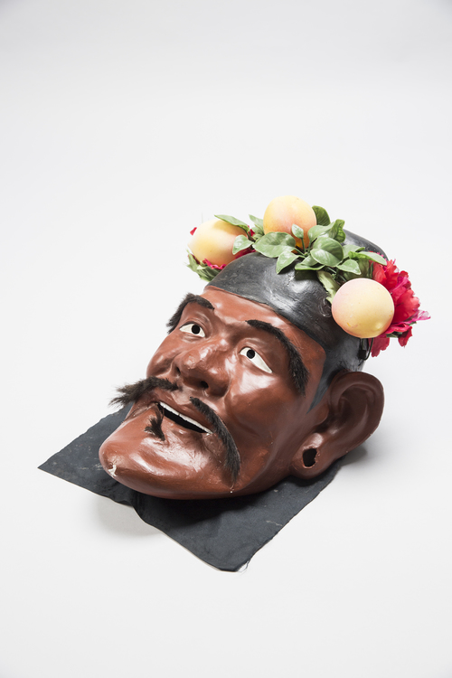 【서울=뉴시스】 처용탈, 바르셀로나음악박물관 전시유물. 2017.10.30. (사진 = 국립국악원 제공) photo@newsis.com