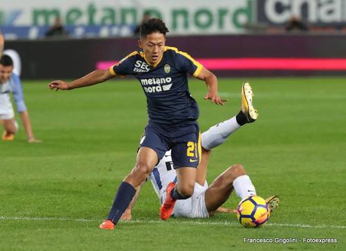 【서울=뉴시스】 프로축구 이탈리아 세리아A 헬라스 베로나의 이승우. (사진=베로나 공식페이스북)