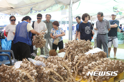 【단양=뉴시스】단양마늘축제. (사진=단양군 제공) photo@newsis.com 