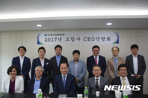 지난 7월19일 한국특수판매공제조합 대회의실에서 열린 외국계 조합사를 대상으로 한 간담회.&nbsp; 사진=한국특수판매공제조합 홈페이지.