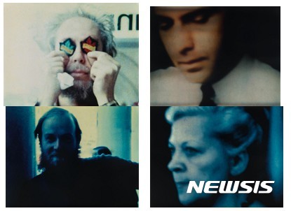 【서울=뉴시스】'국가의 탄생'2007, C-프린트 40장, 각 40.64 x 50.8cm. 독립영화 감독들의 초상화 170개로 구성된 <국가의 탄생>이라는 작품 가운데서 40명을 선별한 것이다. 이 독립 영화감독들 중에는 1960년대와 70년대 요나스 메카스와 교류했던 스탠 브래키지, 피터 쿠벨카, 잭 스미스 같은 감독들이 포함되어있다. 