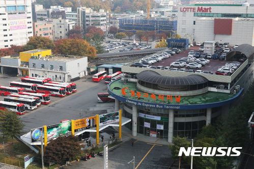 [청주=뉴시스] 충북 청주고속버스터미널. (사진=뉴시스 DB)  photo@newsis.com 