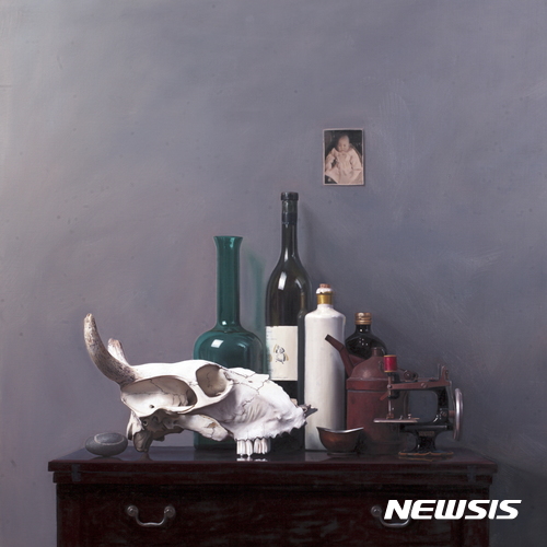 【서울=뉴시스】구자승, 회고, Oil on canvas, 100x100cm,&nbsp; 2017